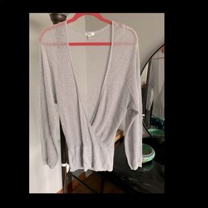 CACHÉ silver top (never worn)